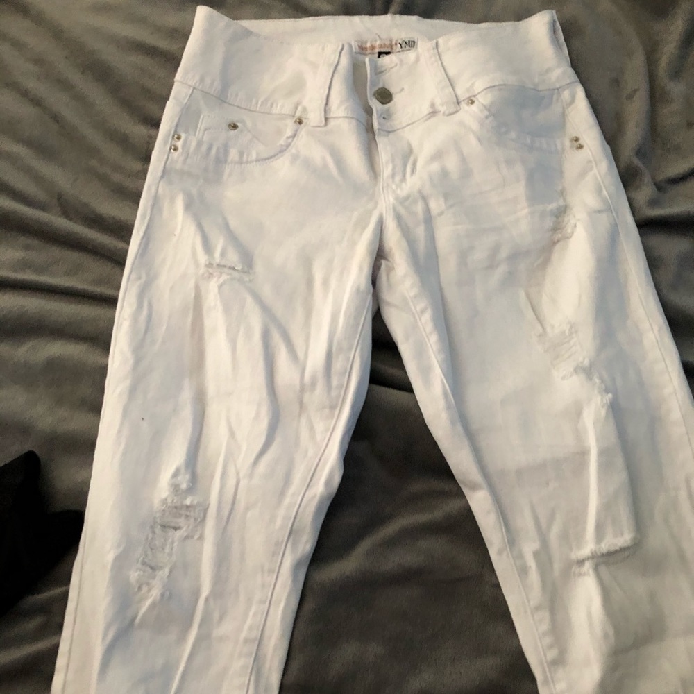 White jeans